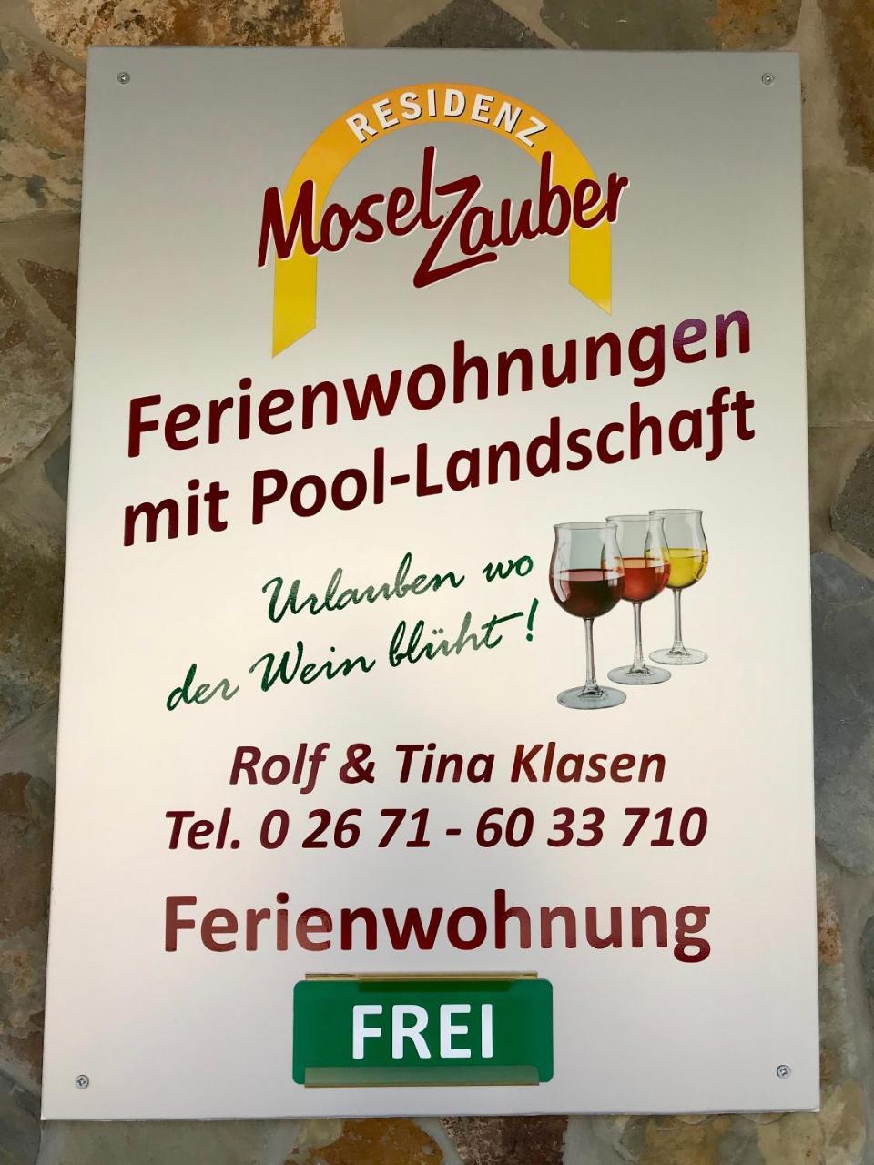 ארנסט Residenz Moselzauber - Ferienwohnungen Mit Pool Landschaft מראה חיצוני תמונה